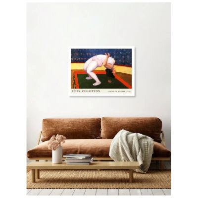 Photocircle Poster / Leinwandbild - Félix Vallotton: Femme Acrobate (1910)