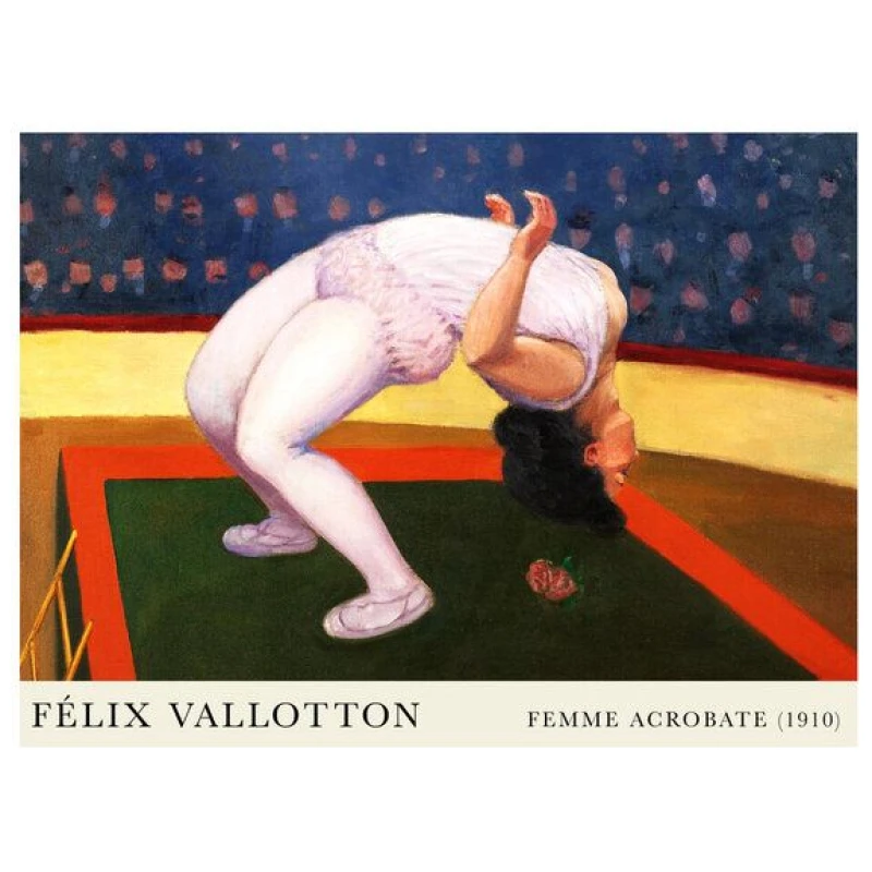 Photocircle Poster / Leinwandbild - Félix Vallotton: Femme Acrobate (1910)