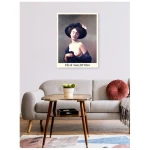 Photocircle Poster / Leinwandbild - Felix Vallotton: Frau mit schwarzem Hut
