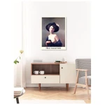 Photocircle Poster / Leinwandbild - Felix Vallotton: Frau mit schwarzem Hut