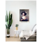 Photocircle Poster / Leinwandbild - Felix Vallotton: Frau mit schwarzem Hut