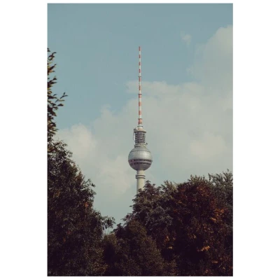 Photocircle Poster / Leinwandbild - Fernsehturm - Berlin