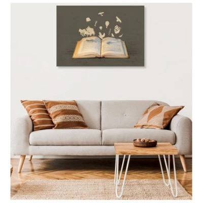 Photocircle Poster / Leinwandbild - Geflügeltes Wort - Illustration aus der Bücherwelt