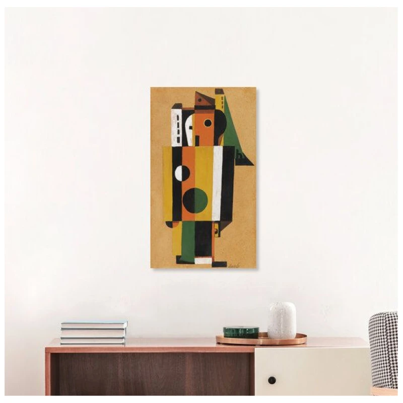 Photocircle Poster / Leinwandbild - Heinrich Hoerle: Begegnung