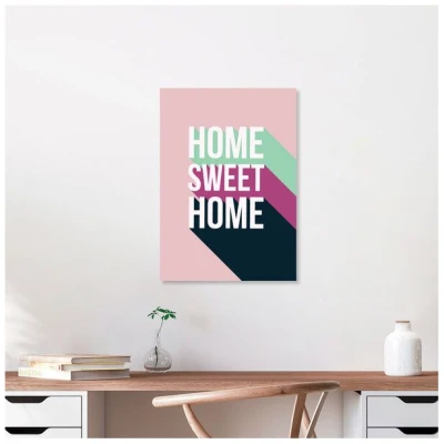 Photocircle Poster / Leinwandbild - Home Sweet Home
