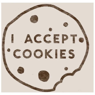 Photocircle Poster / Leinwandbild - I accept cookies