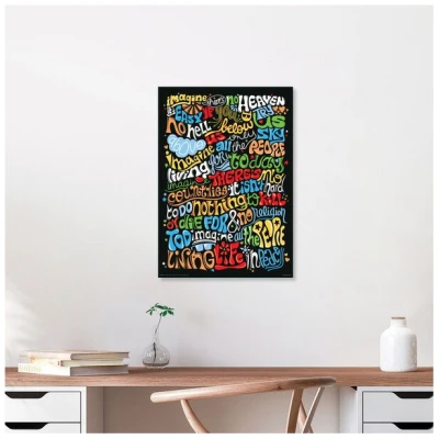Photocircle Poster / Leinwandbild - Imagine