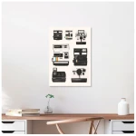 Photocircle Poster / Leinwandbild - Instant Camera Collection