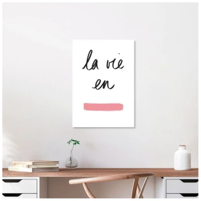Photocircle Poster / Leinwandbild - La vie en rose