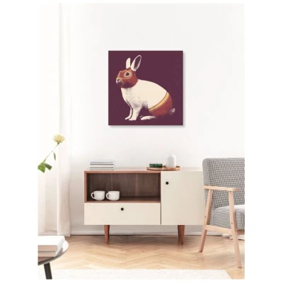 Photocircle Poster / Leinwandbild - Lapin Catcheur