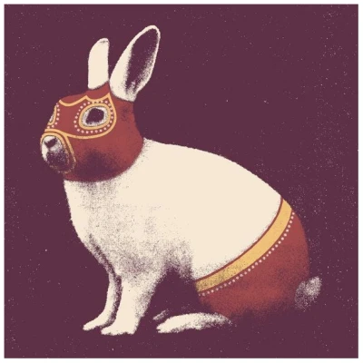 Photocircle Poster / Leinwandbild - Lapin Catcheur