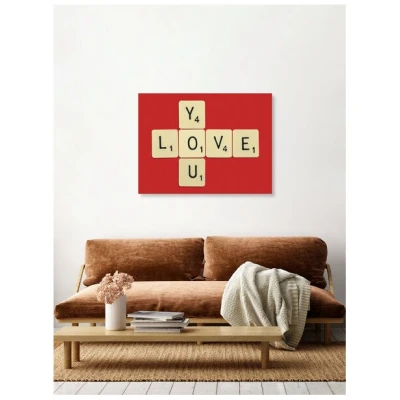 Photocircle Poster / Leinwandbild - Love you