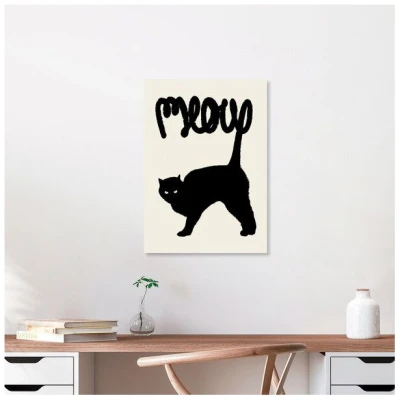 Photocircle Poster / Leinwandbild - Meow