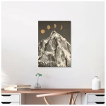 Photocircle Poster / Leinwandbild - Mondphasen