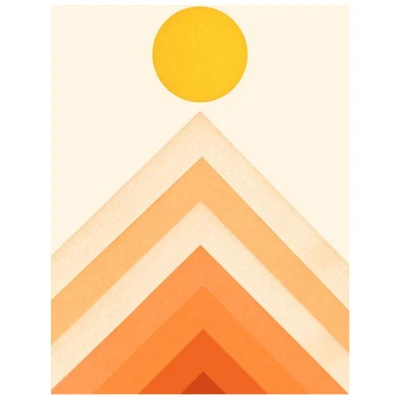 Photocircle Poster / Leinwandbild - Mountainscape 4