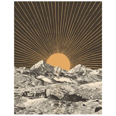 Photocircle Poster / Leinwandbild - Mountainscape 6