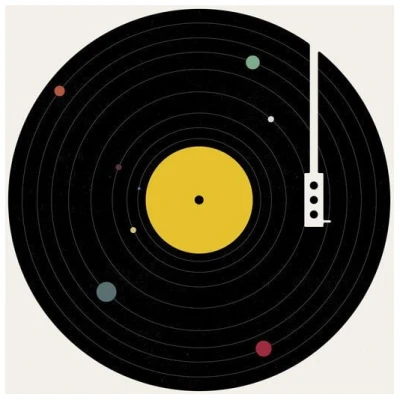 Photocircle Poster / Leinwandbild - Music, Everywhere