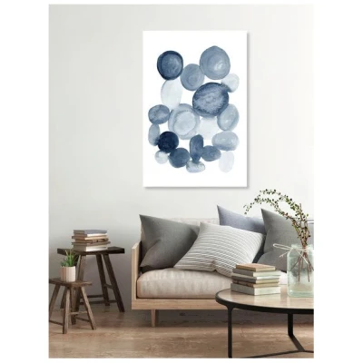 Photocircle Poster / Leinwandbild - Pebbles Watercolor Painting