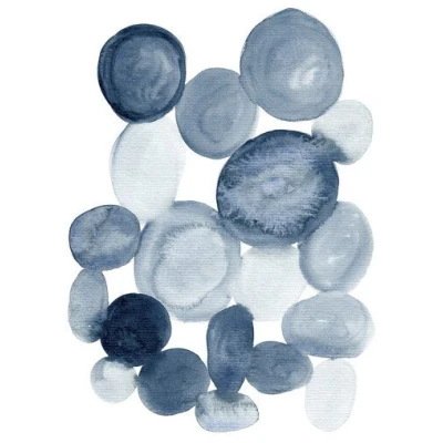Photocircle Poster / Leinwandbild - Pebbles Watercolor Painting