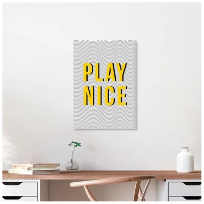 Photocircle Poster / Leinwandbild - Play Nice