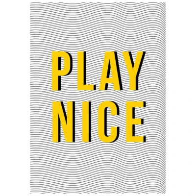Photocircle Poster / Leinwandbild - Play Nice