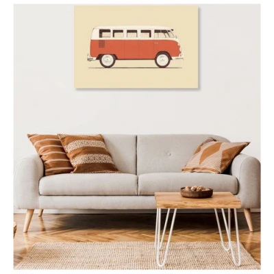 Photocircle Poster / Leinwandbild - Red Van