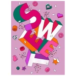 Photocircle Poster / Leinwandbild - SWEET - colorful 3D typography on pink