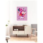 Photocircle Poster / Leinwandbild - SWEET - colorful 3D typography on pink