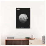 Photocircle Poster / Leinwandbild - Sonnensystem - Mars