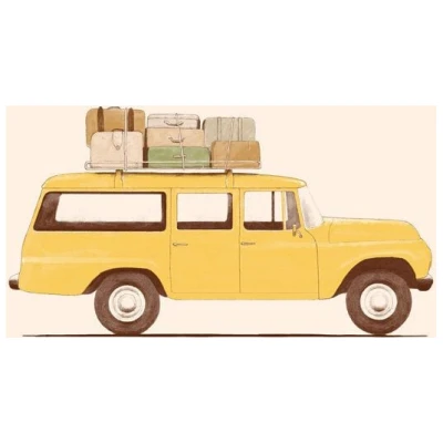 Photocircle Poster / Leinwandbild - Summer Car