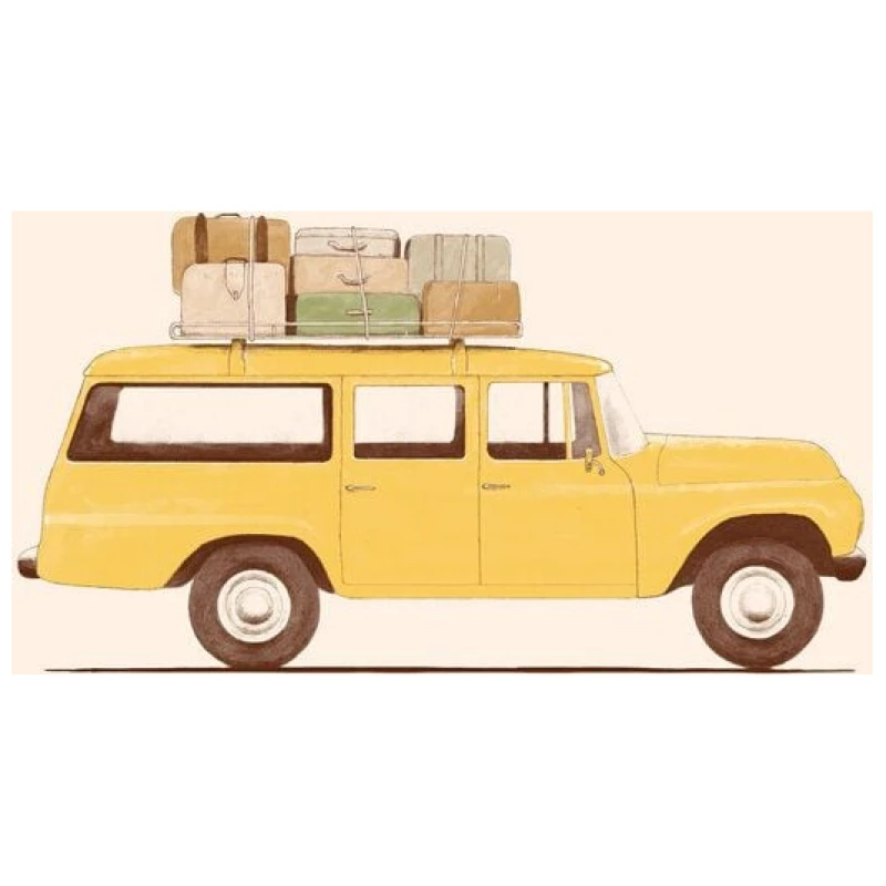 Photocircle Poster / Leinwandbild - Summer Car