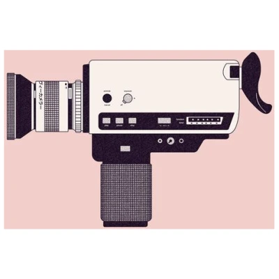 Photocircle Poster / Leinwandbild - Super 8 Kamera