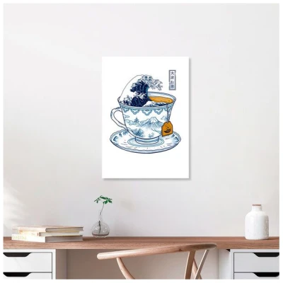 Photocircle Poster / Leinwandbild - The Great Kanagawa Tea