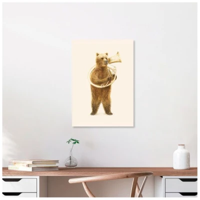 Photocircle Poster / Leinwandbild - The bear and its Helicon