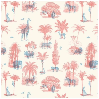 Photocircle Poster / Leinwandbild - Tropical Pattern