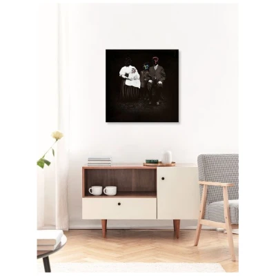 Photocircle Poster / Leinwandbild - Veridis Quo - Daft Punk Familie