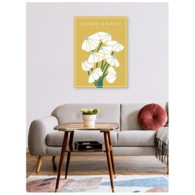 Photocircle Poster / Leinwandbild - White Flowers - Botany no2