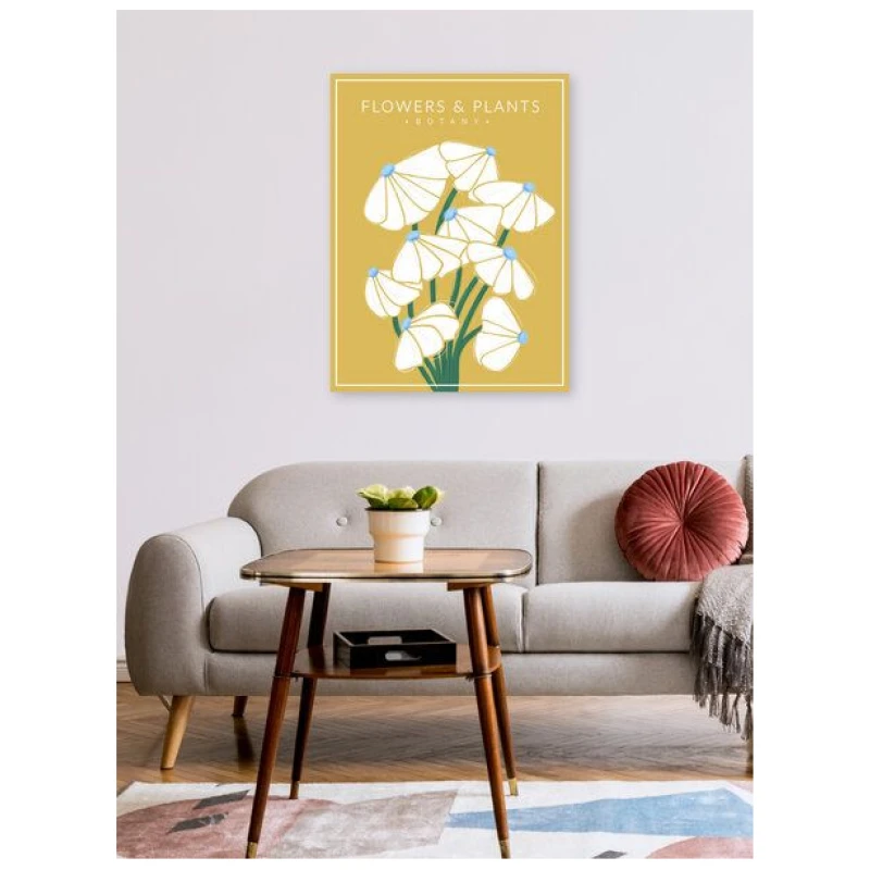 Photocircle Poster / Leinwandbild - White Flowers - Botany no2