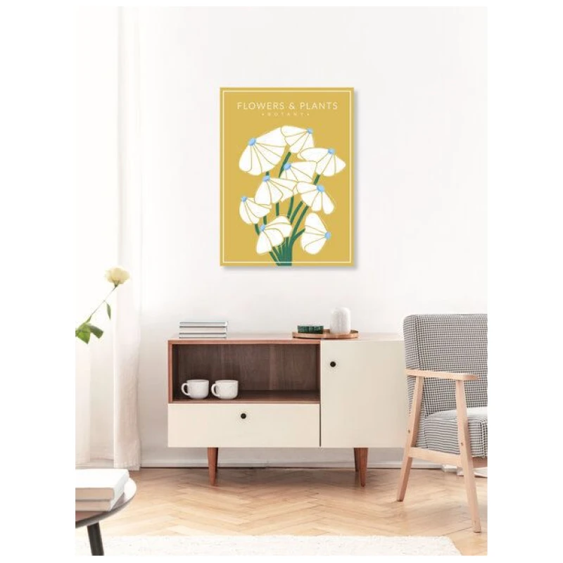 Photocircle Poster / Leinwandbild - White Flowers - Botany no2