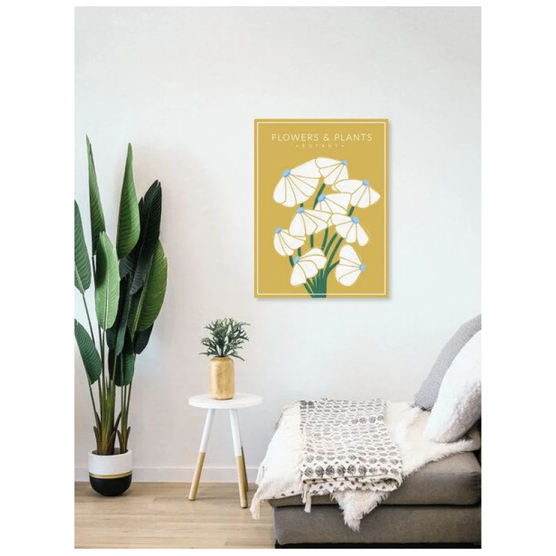Photocircle Poster / Leinwandbild - White Flowers - Botany no2