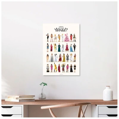 Photocircle Poster / Leinwandbild - Who Run the World
