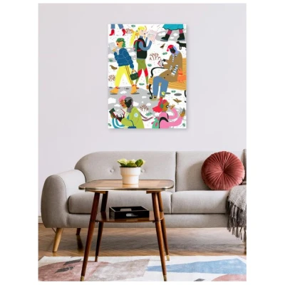 Photocircle Poster / Leinwandbild - Winter Reading Club