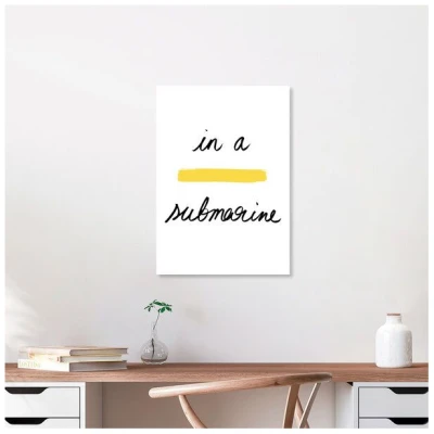 Photocircle Poster / Leinwandbild - Yellow Submarine
