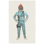 Photocircle Poster / Leinwandbild - Zissou in Space