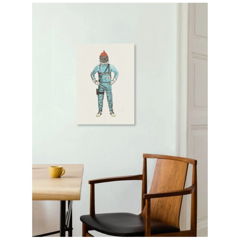 Photocircle Poster / Leinwandbild - Zissou in Space