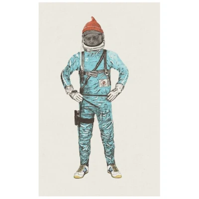 Photocircle Poster / Leinwandbild - Zissou in Space