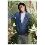 Rifò - Circular Fashion Made in Italy Cardigan aus recyceltem Denim - Duccio