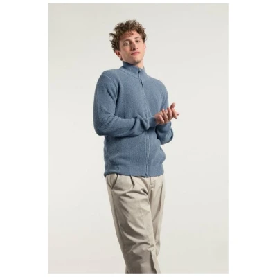 Rifò - Circular Fashion Made in Italy Cardigan aus recyceltem Denim - Duccio
