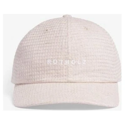 Rotholz Waffel Baseball Cap Bio Baumwolle - Sand