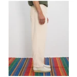 Rotholz Weite Cord Hose aus Bio Baumwolle